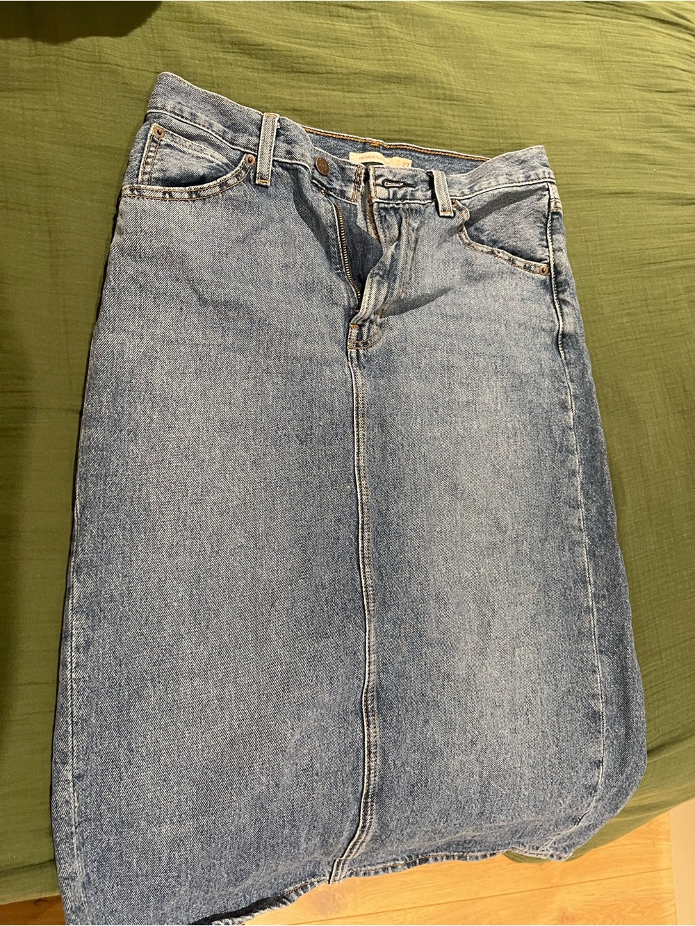 Levi's Light Blue maxi Denim Skirt size 27